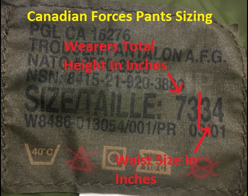 military boot sizes